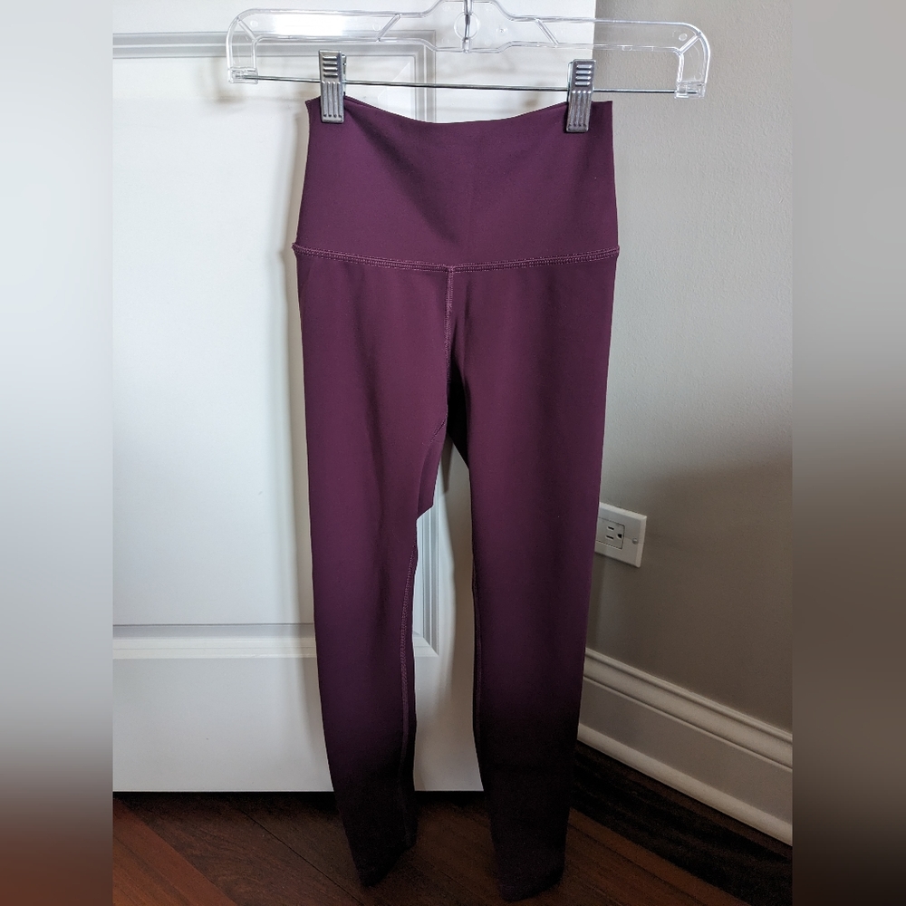 Fleo extra small burgundy purple leggings